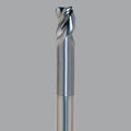 Fraise en bout de fraise CNC en carbure monobloc série Onsrud Aluminum Finisher (AF), 3 cannelures, rad d'angle 0.030, longueur standard, à col