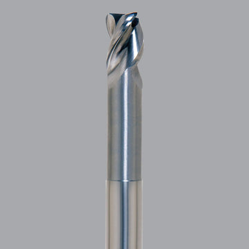 Onsrud Aluminum Finisher (AF) Series Solid Carbide CNC Router Bit end mill, 3 flute, 0.030 corner rad, standard length, necked