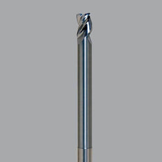 Onsrud Aluminum Finisher (AF) Series Solid Carbide CNC Router Bit end mill, 3 flute, 0.060 corner rad, long length, necked - CNC Router Store