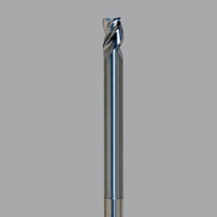 Onsrud Aluminum Finisher (AF) Series Solid Carbide CNC Router Bit end mill, 3 flute, 0.060 corner rad, long length, necked - CNC Router Store