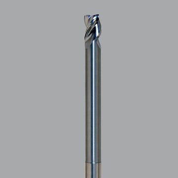 Onsrud – fraise en bout de routeur CNC en carbure massif, série de finition en aluminium (AF), 3 cannelures, rad d'angle 0.190, longue longueur, à col