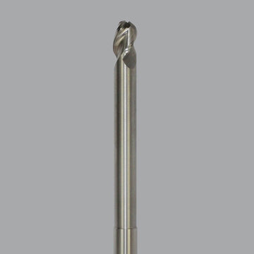 Onsrud – fraise en bout de routeur CNC en carbure massif, série de finition en aluminium (AF), 3 cannelures, nez sphérique, longue longueur, à col