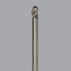 Onsrud Aluminum Finisher (AF) Series Solid Carbide CNC Router Bit end mill, 3 flute, ballnose, long length, necked - CNC Router Store