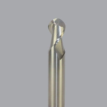 Onsrud Aluminum Finisher (AF) Series Solid Carbide CNC Router Bit end mill, 3 flute, ballnose, standard length