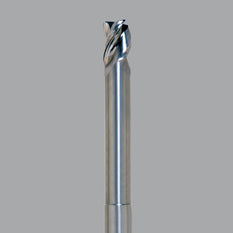 Onsrud Aluminum Finisher (AF) Series Solid Carbide CNC Router Bit end mill, 3 flute, square, medium length, necked - CNC Router Store