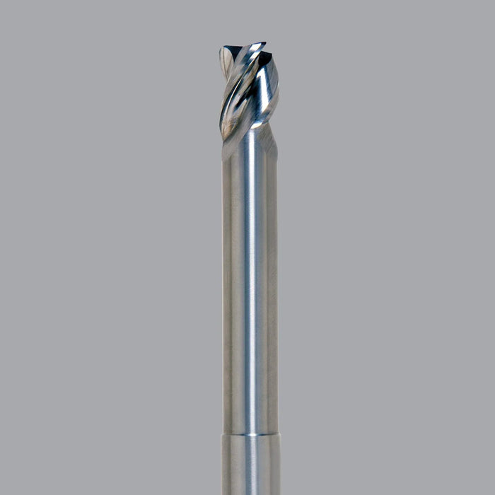 Onsrud Aluminum Finisher (AF) Series Solid Carbide CNC Router Bit end mill, 3 flute, square, medium length, necked - CNC Router Store