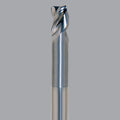 Onsrud Aluminum Finisher (AF) Series Solid Carbide CNC Router Bit end mill, 3 flute, square, standard length, necked
