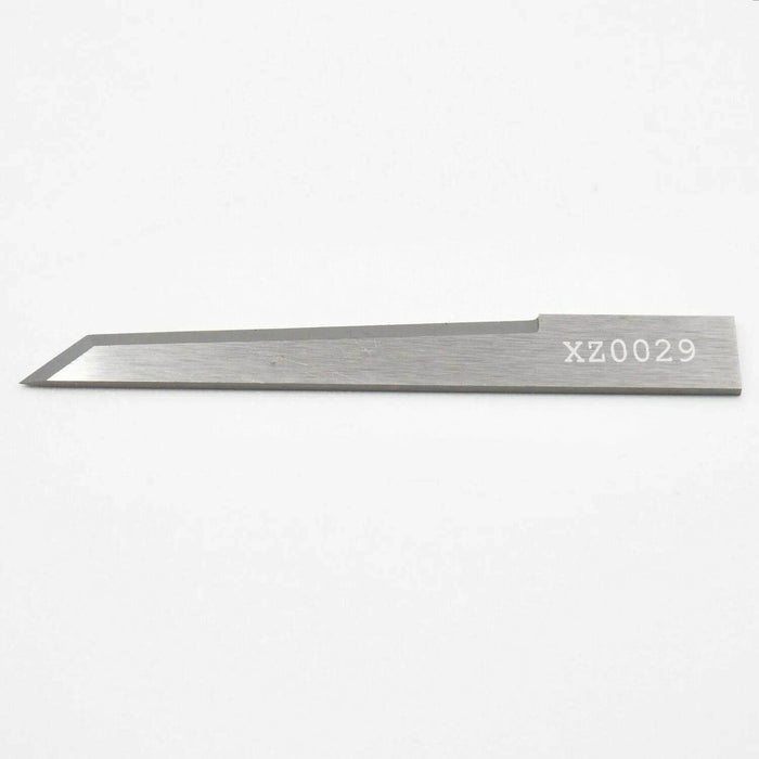 XZ0029 - ZUND Compatible Oscillating Blade - Pointed -Single Edge Flat Blades - CNC Router Store